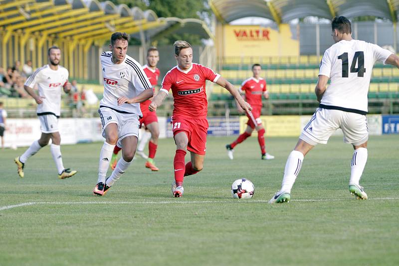 Fotbalisté  1. HFK Olomouc porazili ve druhém kole MOL Cupu prvoligové Brno 2:1