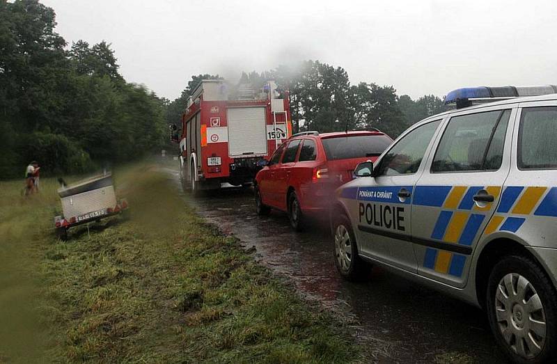 Pátrání po obětech neštěstí na vodáckém školním výletě po Mlýnském potoku v Olomouci