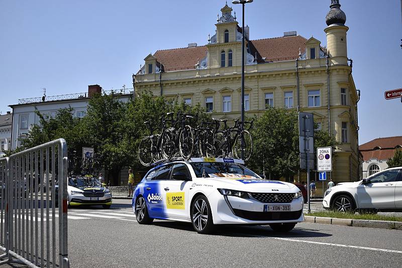 Světový pohár v cyklistice zavítal do Prostějova. Startovalo se přímo před radnicí. 7.8. 2020