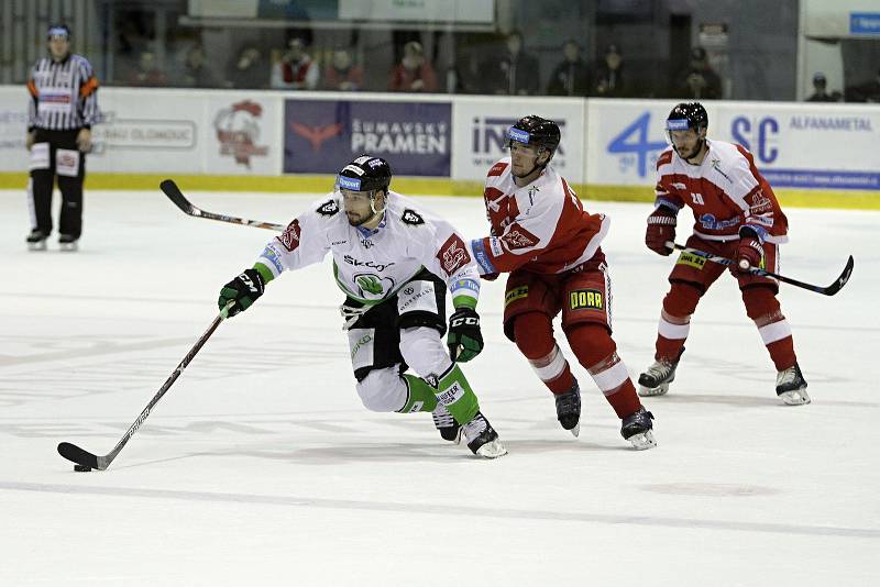 Olomoučtí hokejisté v utkání 11. kola extraligy přivítali Mladou Boleslav