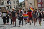 Rainbow Pride - první průvod lidí s menšinovou sexuální orientací v Olomouci