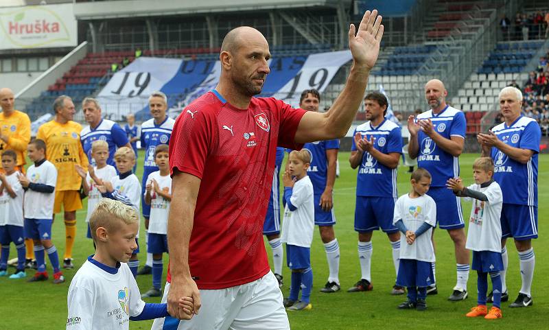 Zápas století Sigma - repre ČR v Olomouci - Jan Koller