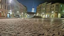 Kouzelná Olomouc ve svitu večerních lamp, listopad 2021.