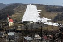 Ski areál Hlubočky 10. března 2021