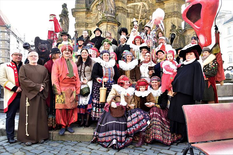 Masopustní veselí v Olomouci, 15. 2. 2020