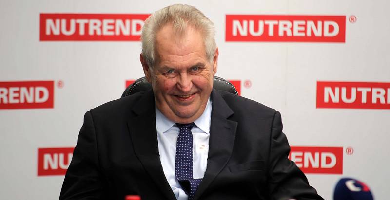 Prezident Zeman v olomoucké firmě Nutrend