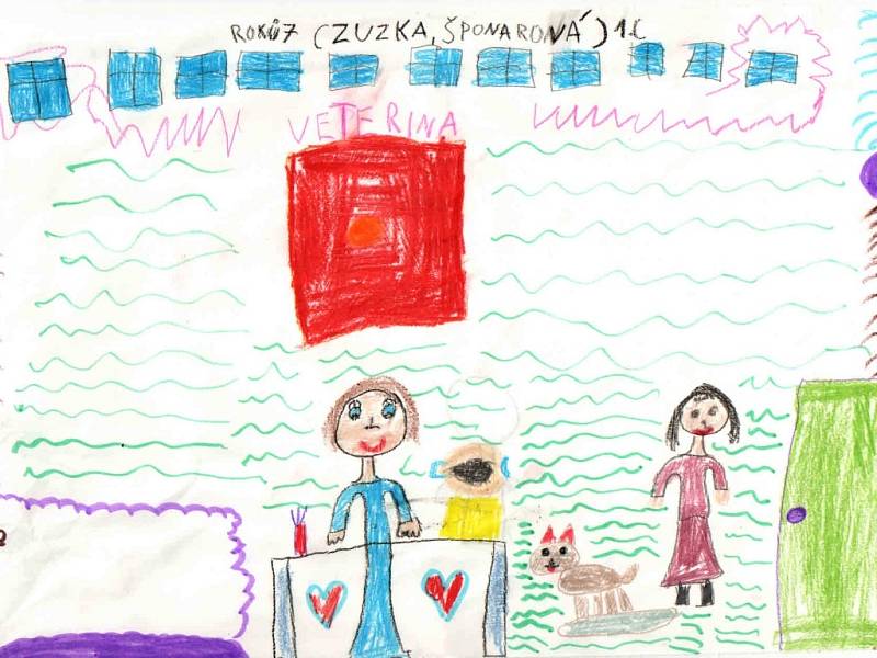 Zuzana Šponarová, 7 let, chce být veterinářkou