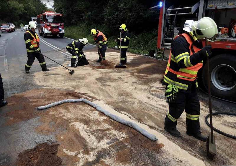 Požár autobusu na Mohelnickém kopci, 29. srpna 2021