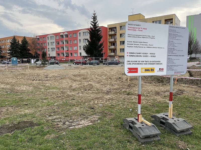 V Rooseveltově ulici v Olomouci začne 6. dubna částečná uzavírka komunikace. Obousměrný provoz bude zachován, 1. dubna 2021