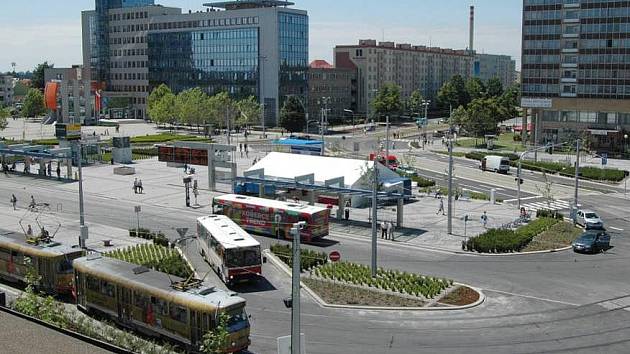 Zrekonstruované olomoucké přednádraží