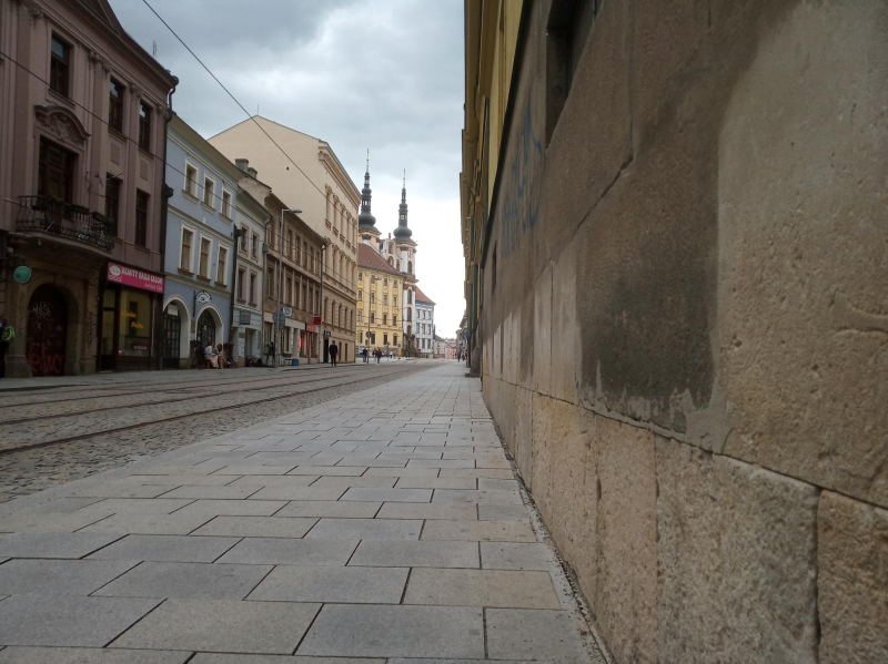 Filmová místa v Olomouci. Třída 1. máje