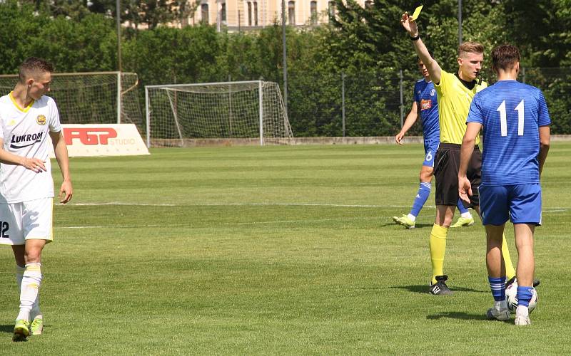 Fotografie ze zápasu 28. kola MSFL mezi celky SK Sigma Olomouc B a FC Fastav Zlín B (2:1)