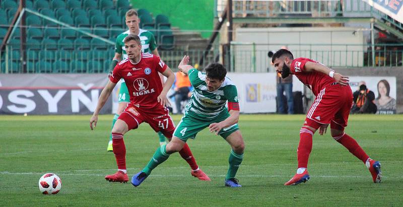 Čtvrtfinále poháru MOL Cup. Bohemians Praha 1905 - Sigma Olomouc