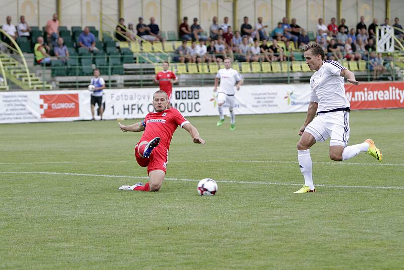 Fotbalisté  1. HFK Olomouc porazili ve druhém kole MOL Cupu prvoligové Brno 2:1