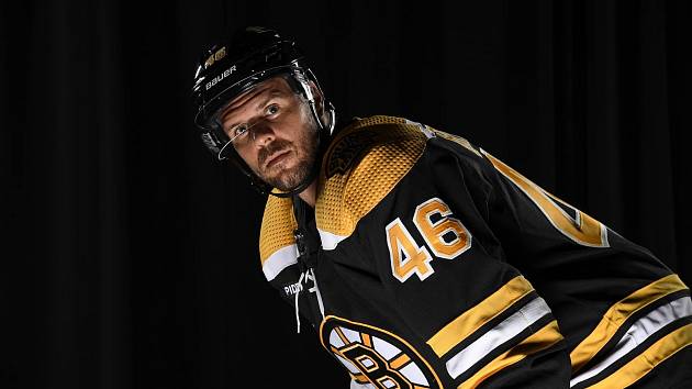 David Krejčí na promo fotkách Bostonu Bruins