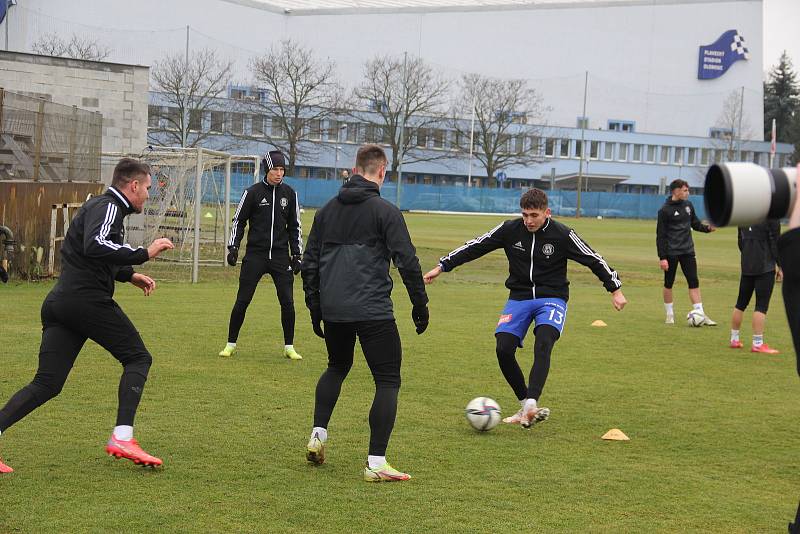 Fotbalisté Sigmy zahájili zimní přípravu. Mojmír Chytil, Radek Látal