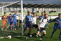 Fotbalisté HFK Olomouc (v bílém). Ilustrační foto