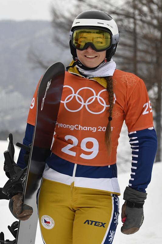 Vendula Hopjáková na olympiádě v Pchjongčchangu