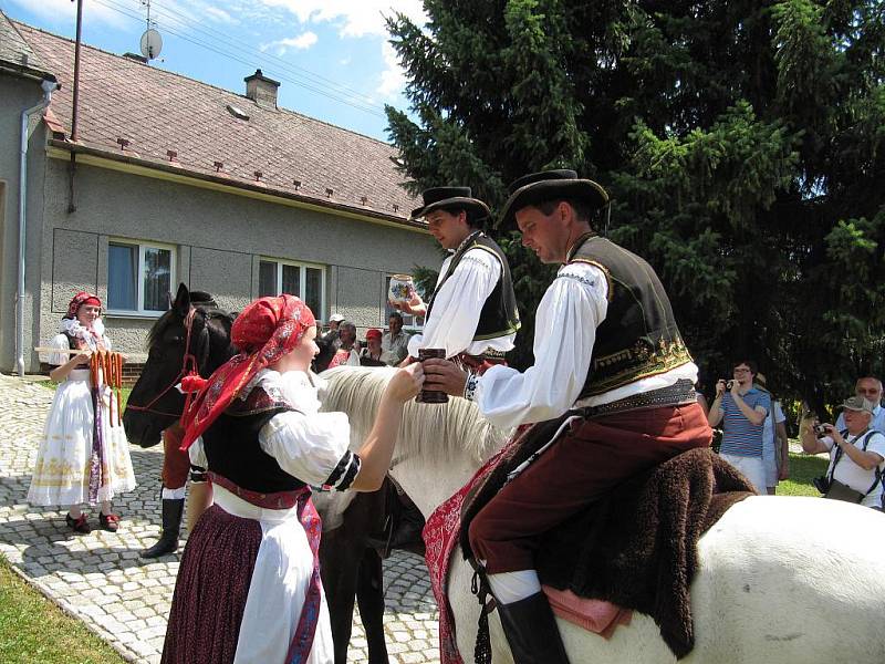 Tradiční jízda králů v Doloplazích.