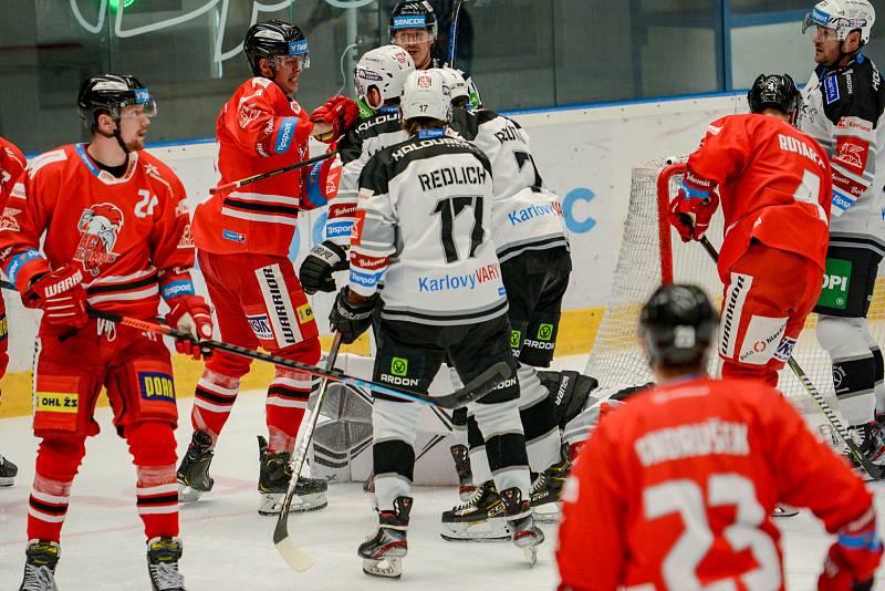 Hokejisté HC Olomouc hostili ve 49. kole Tipsport extraligy Karlovy Vary.