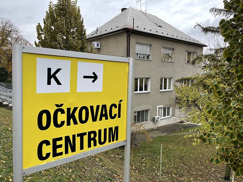 Očkovací centrum ve Fakultní nemocnici Olomouc