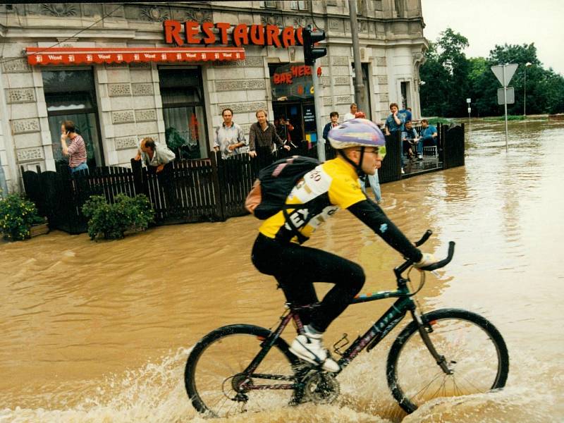 Křižovatka u Bristolu 9. července 1997.