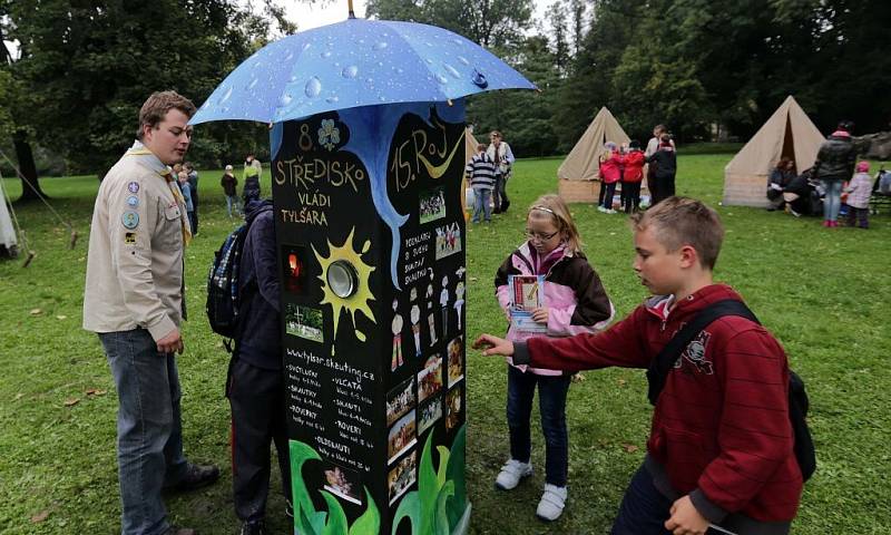 Akce Skauti dětem v olomouckých Smetanových sadech