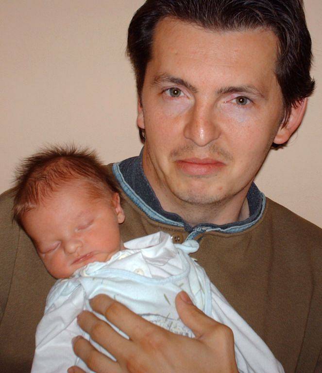 Jakub Nerušil, Litovel, narozen 14. září ve Šternberku, míra 50 cm, váha 3150 g