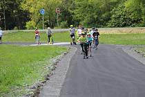 Otevření cyklostezky v Holickém lese směrem na Nové Sady. 1. června 2022