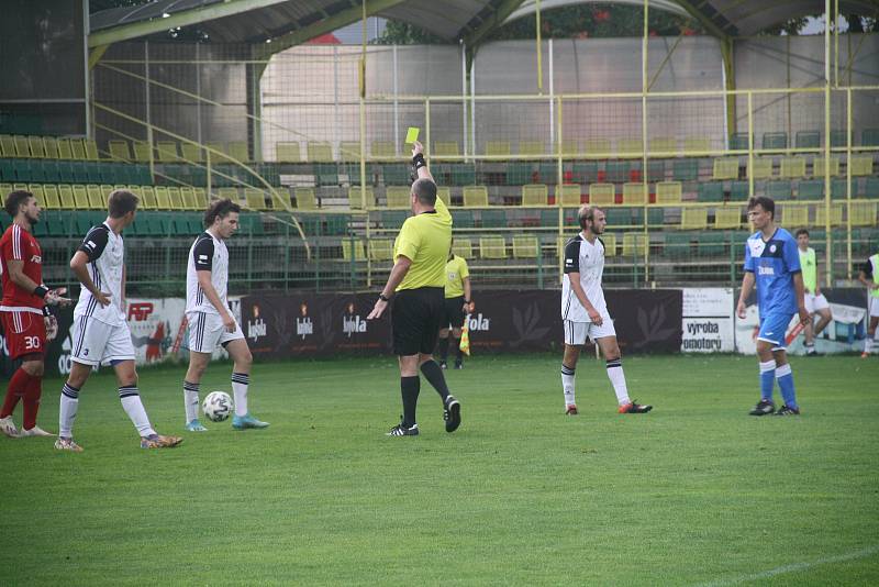 Fotografie ze zápasu 4. kola divize E mezi celky HFK Olomouc a Přerov