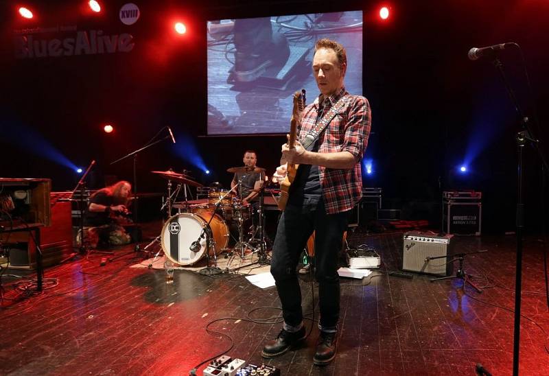 STEVE WALSH QUARTET (USA, CZ). Blues Alive v Šumperku 2013