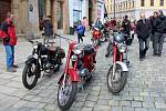 Jarní sraz motorkářů na olomouckém Horním náměstí
