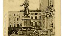 Olomouc, pomník Františka Josefa I. na Horním náměstí - před rokem 1901