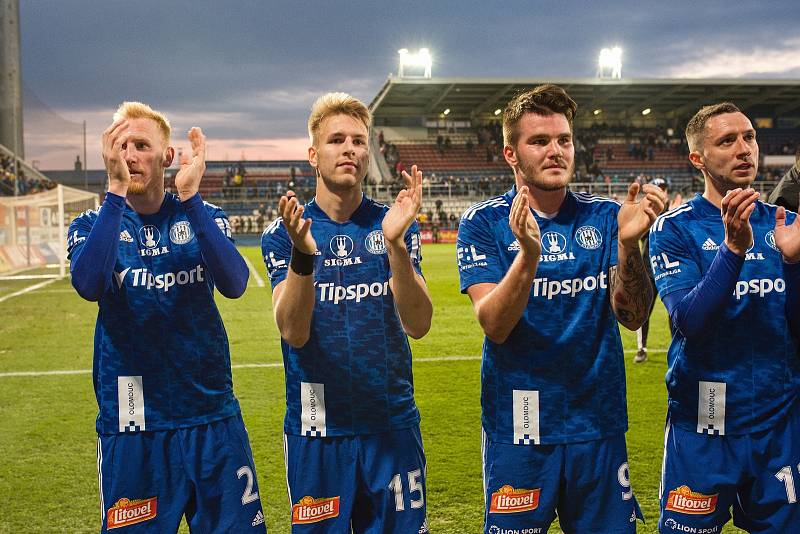 SK Sigma Olomouc - AC Sparta Praha 2:0. Václav Jemelka, Ondřej Zmrzlý, Pavel Zifčák, Jan Sedlák