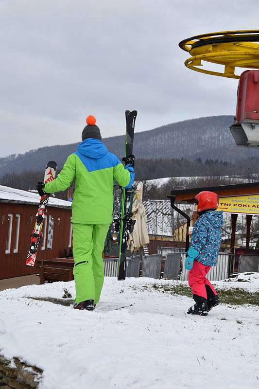 Skiareál Hlubočky v sobotu 15. prosince 2018