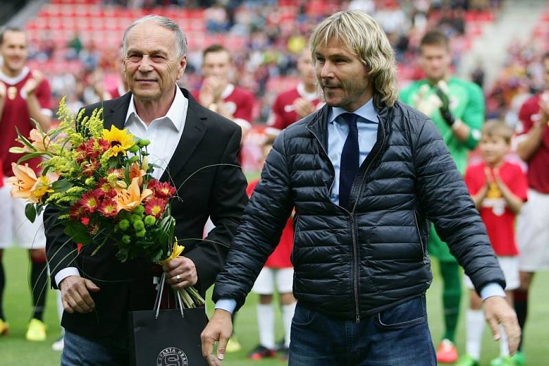 Vladimír Táborský a Pavel Nedvěd