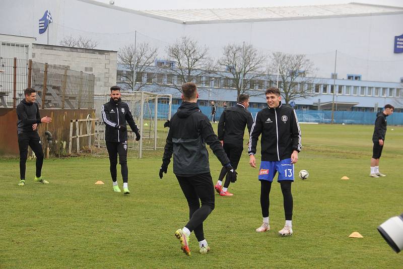 Fotbalisté Sigmy zahájili zimní přípravu. Jakub Yunis, Mojmír Chytil, Jiří Spáčil