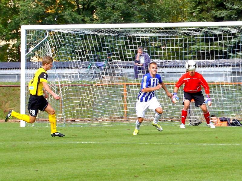 Uničov (v modrém) vs. Rosice