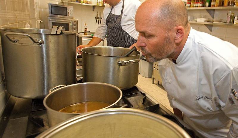 Šéfkuchař Zdeněk Pohlreich vařil v olomoucké restauraci M3