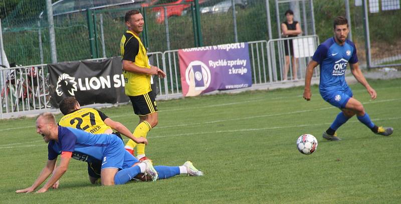 Fotografie ze zápasu 5. kola divize E mezi celky FK Nové Sady a FK Kozlovice