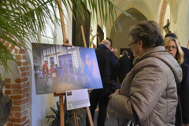 Zahájení výstavy k 200. výročí zvolení Rudolfa Jana olomouckým arcibiskupem. Kostel sv. Michala, 7. 3. 2020