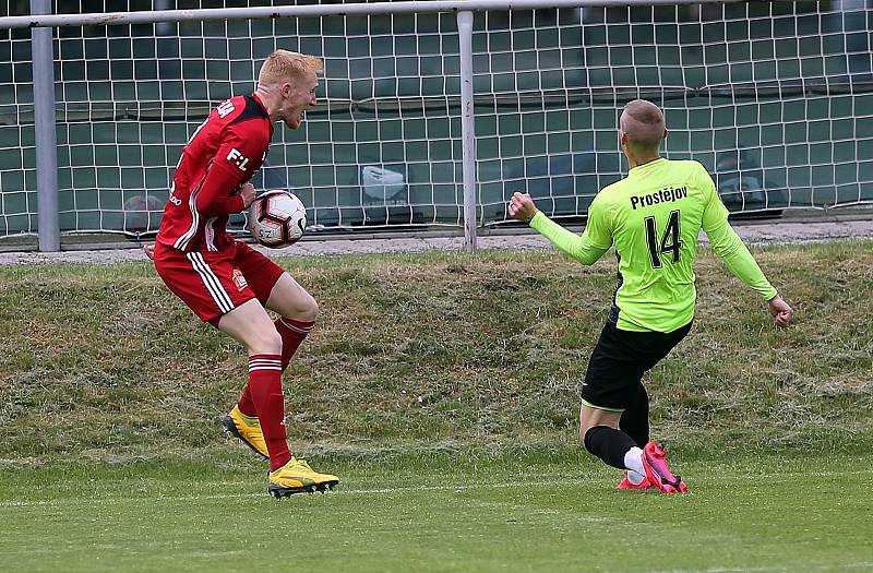 Fotbal za plotem.Přípravné utkání SK Prostějov - SK Sigma Olomouc.