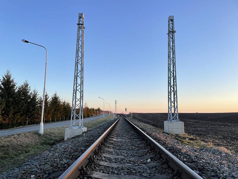 Železniční trať mezi Uničovem a Šumperkem, Troubelice, 12. února 2022
