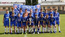 Akademie Cup, turnaj O pohár Karla Poborského v kategorii hráčů do 15 let v Olomouci. Stříbrný tým Glasgow Rangers.