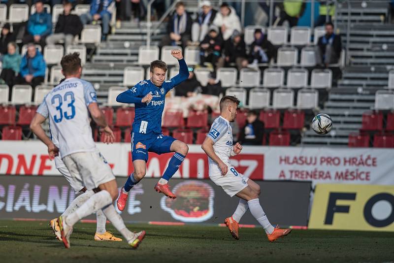 Fotbalisté Sigmy Olomouc porazili Liberec 1:0. Ondřej Zmrzlý