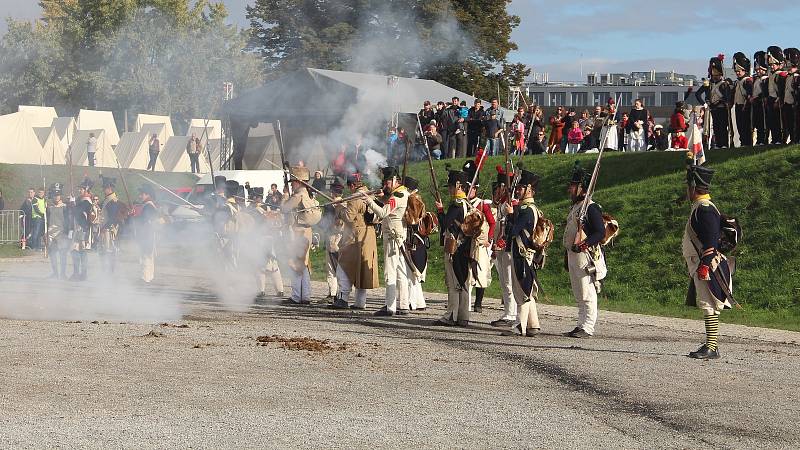 Festival Olmütz 1813 na Korunní pevnůstce v Olomouci