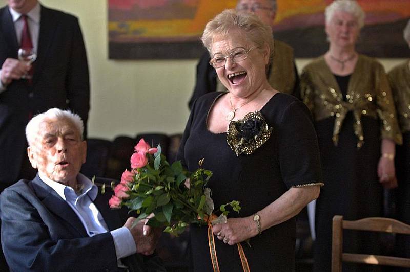 Nejstarší muž Olomouce Vojtěch Řehák oslavil 99 let 