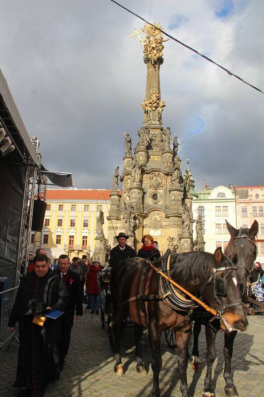 Svatomartinské trhy na Horním náměstí v Olomouci