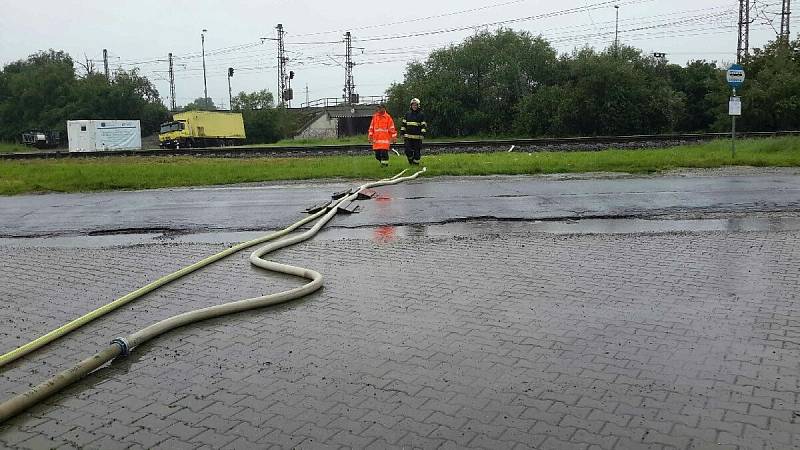 Následky vydatných srážek v Olomouckém kraji, 29. června 2020