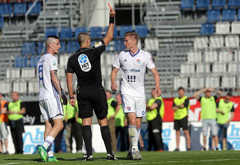 vyloučení, červená kartaJiří Fleišman, Miroslav Zelinka a Václav Procházka